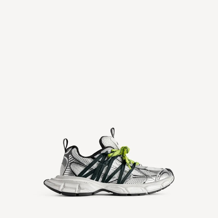 Men’s 3xl interlace sneaker in grey/neon yellow Men’s 3xl interlace sneaker in grey/neon yellow