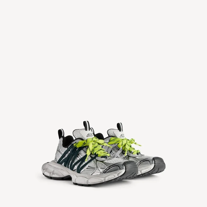 Men’s 3xl interlace sneaker in grey/neon yellow Men’s 3xl interlace sneaker in grey/neon yellow