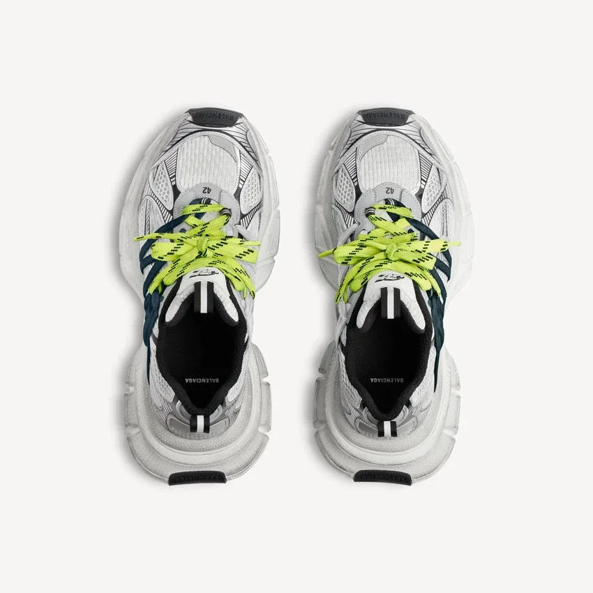 Men’s 3xl interlace sneaker in grey/neon yellow Men’s 3xl interlace sneaker in grey/neon yellow