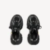 Men’s 3xl sneaker with charms in black/silver