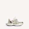 Men’s 3xl sneaker with charms in white/yellow/silver/black Men’s 3xl sneaker with charms in white/yellow/silver/black
