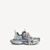 Men’s 3xl split logo sneaker in white/navy/grey