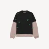 Men’s 520 stickers hybrid double t-shirt in black/green Men’s 520 stickers hybrid double t-shirt in black/green