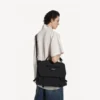 Men’s army messenger bag in black