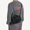 Men’s army messenger bag small in black