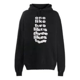 Men”s Balenciaga Alphabet Printing Casual Black 641679TJV931070