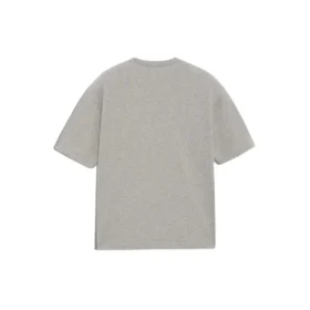 Men”s Balenciaga BB Logo Printing Short Sleeve Gray 544271TCV251300