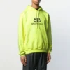 Men”s Balenciaga BB Printing Back Yellow 583215TFV617050