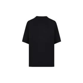 Men”s Balenciaga BLogo Printing Short Sleeve Black 612966TJVD61000