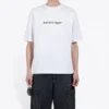 Men”s Balenciaga Logo Printing Cozy Short Sleeve White 612966TIV549040