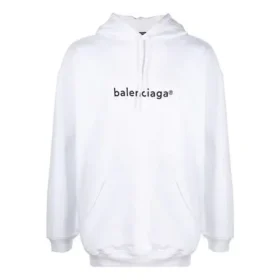 Men”s Balenciaga Logo Pullover Oversize White 570811TIV559040 Men”s Balenciaga Logo Pullover Oversize White 570811TIV559040