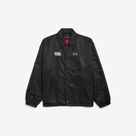 Men’s balenciaga | nba collaboration coach jacket in black Men’s balenciaga | nba collaboration coach jacket in black
