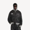 Men’s balenciaga | nba collaboration coach jacket in black