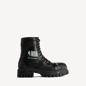 Men’s balenciaga | nba collaboration combat strike boot in black