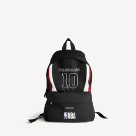 Men’s balenciaga | nba collaboration explorer backpack in black/white/vermillon red Men’s balenciaga | nba collaboration explorer backpack in black/white/vermillon red