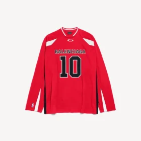 Men’s balenciaga | nba collaboration oversized long sleeve t-shirt in red/multicolor Men’s balenciaga | nba collaboration oversized long sleeve t-shirt in red/multicolor