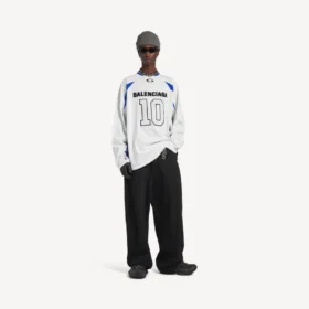 Men’s balenciaga | nba collaboration oversized long sleeve t-shirt in white/multicolor Men’s balenciaga | nba collaboration oversized long sleeve t-shirt in white/multicolor