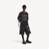 Men’s balenciaga | nba collaboration oversized t-shirt in black/multicolor