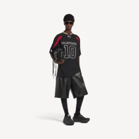 Men’s balenciaga | nba collaboration oversized t-shirt in black/multicolor Men’s balenciaga | nba collaboration oversized t-shirt in black/multicolor