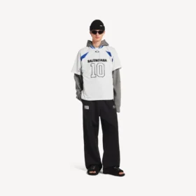 Men’s balenciaga | nba collaboration oversized t-shirt in white/multicolor Men’s balenciaga | nba collaboration oversized t-shirt in white/multicolor