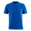 Men”s Balenciaga SS21 Alphabet Small Logo Short Sleeve Blue 556151TBV438077
