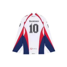 Men”s Balenciaga SS21 Hockey Sports Mesh Long Sleeves White 657105TKV248090 Men”s Balenciaga SS21 Hockey Sports Mesh Long Sleeves White 657105TKV248090