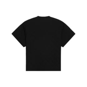 Men”s Balenciaga SS21 Logo Printing Loose Round Neck Short Sleeve Black 641675TKV711069 Men”s Balenciaga SS21 Logo Printing Loose Round Neck Short Sleeve Black 641675TKV711069