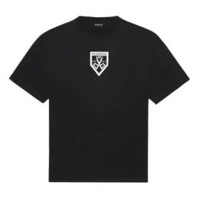 Men”s Balenciaga SS21 Pattern Printing Round Neck Short Sleeve Black 651795TKV771070 Men”s Balenciaga SS21 Pattern Printing Round Neck Short Sleeve Black 651795TKV771070