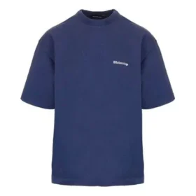 Men”s Balenciaga SS21 Retro Short Sleeve Blue 612966TJV874866 Men”s Balenciaga SS21 Retro Short Sleeve Blue 612966TJV874866