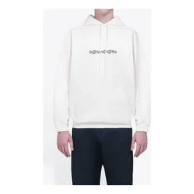 Men”s Balenciaga Symbolic Chest Creative Logo Retro White 570811TIV519040 Men”s Balenciaga Symbolic Chest Creative Logo Retro White 570811TIV519040