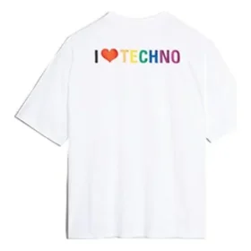 Men”s Balenciaga Tech Short Sleeve White 556133TDV209000