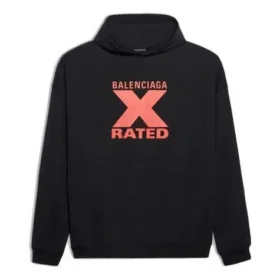 Men”s Balenciaga X-Rated Black Red Black 620973TIVA81076
