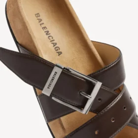 Men’s belt mule in moka