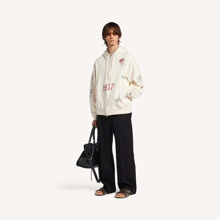 Men’s belt mule in moka Men’s belt mule in moka
