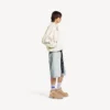 Men’s belted shorts in light blue Men’s belted shorts in light blue
