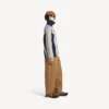 Men’s bodies knitted zip-up cardigan in grey/navy Men’s bodies knitted zip-up cardigan in grey/navy