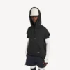 Men’s bodies sleeveless regular fit hoodie in black