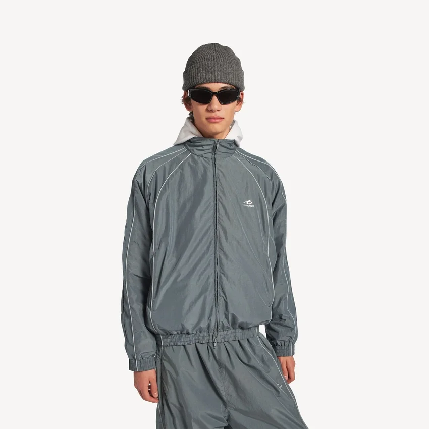 Men’s bodies tracksuit jacket in elephant grey Men’s bodies tracksuit jacket in elephant grey