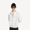Men’s bodies zip-up hoodie in white