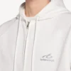 Men’s bodies zip-up hoodie in white