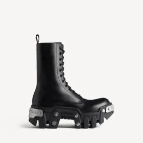 Men’s bulldozer lace-up boot in black