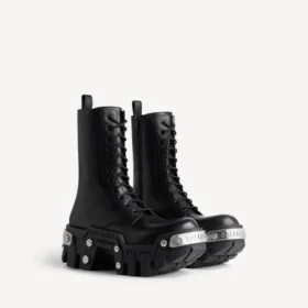 Men’s bulldozer lace-up boot in black