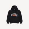 Men’s bumper stickers medium fit hoodie in black