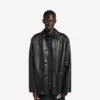 Men’s carcoat jacket in black Men’s carcoat jacket in black