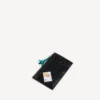 Men’s cash large long coin and card holder in black/multicolor Men’s cash large long coin and card holder in black/multicolor