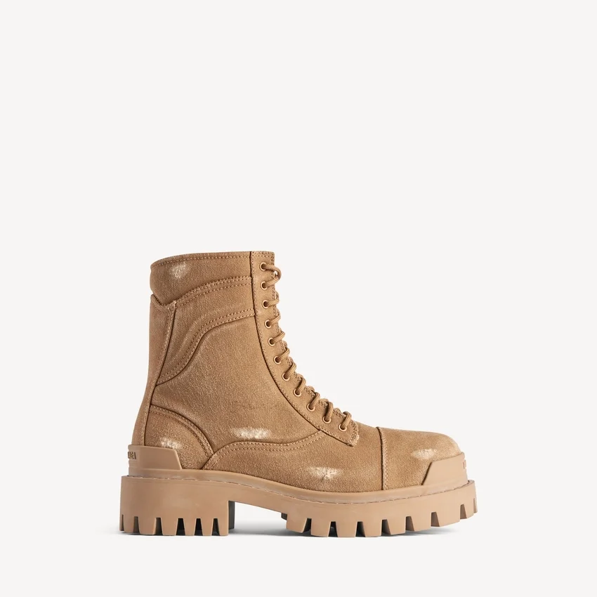 Men’s combat strike boot in brown Men’s combat strike boot in brown