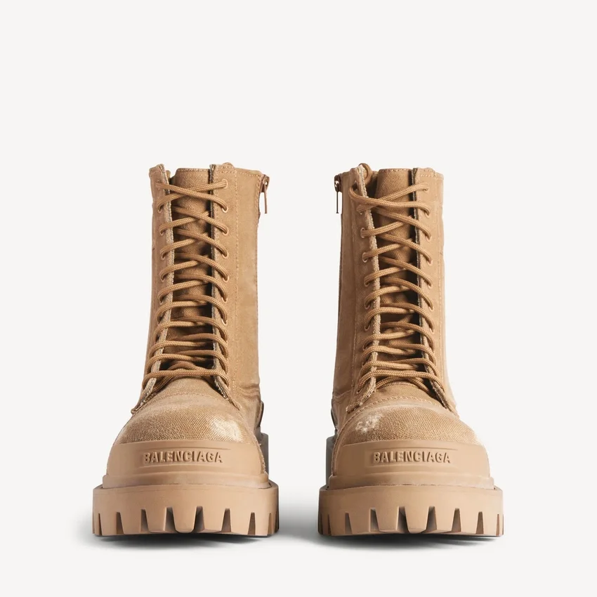 Men’s combat strike boot in brown Men’s combat strike boot in brown