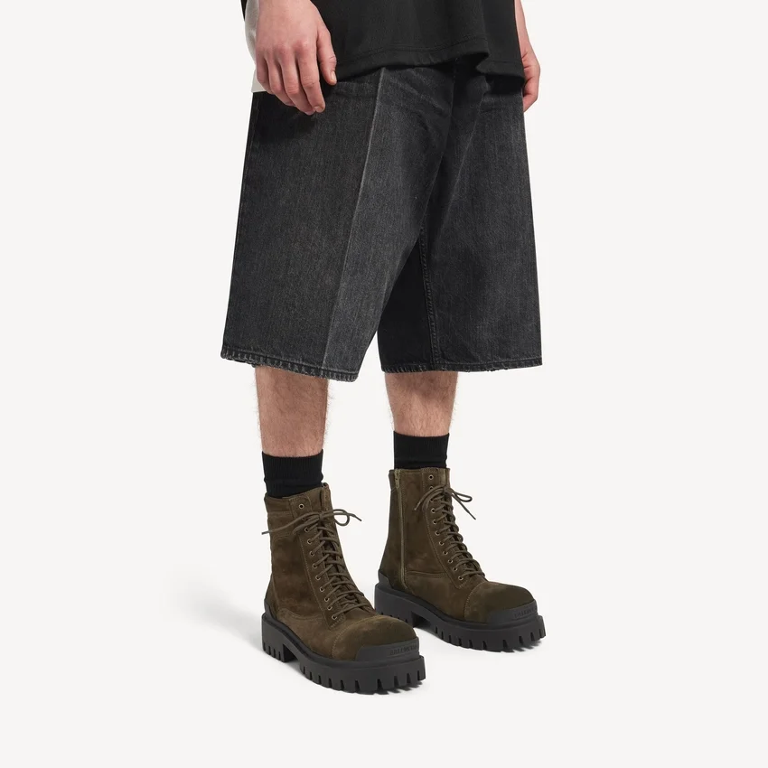 Men’s combat strike boot in olive Men’s combat strike boot in olive