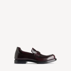 Men’s comfy loafer in dark burgundy