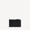 Men’s credit long coin and card holder in black